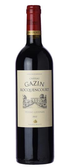 2011 Gazin Rocquencourt Rouge Pessac  Leognan
