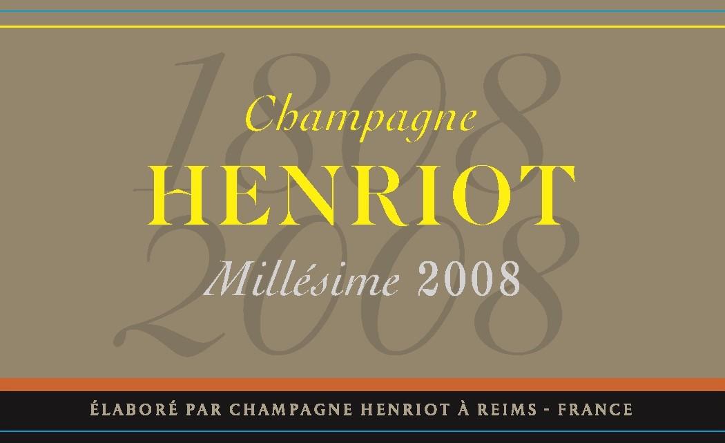 2008 Henriot Brut Champagne Millesime Magnum
